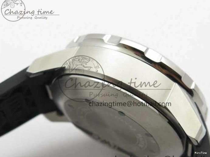 MIROTIME 0117 Aquatimer Chrono IW376702 SS BLS 1:1 Best Edition Black Dial on Black Rubber Strap A WellDesigned 7105